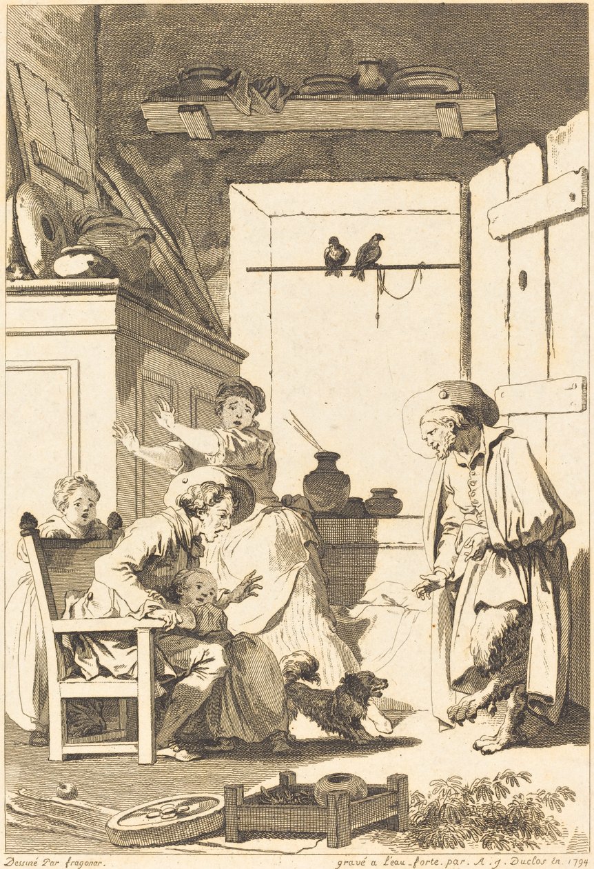 Belphegor od Charles Emmanuel Patas and Antoine Jean Duclos after Jean Honoré Fragonard