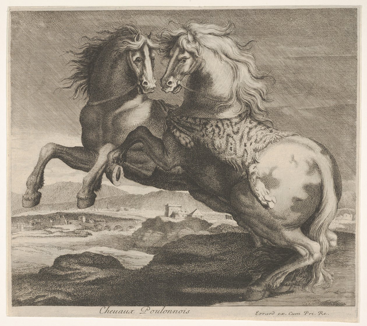 Chevaux Poulonnous. od Charles Errard le fils