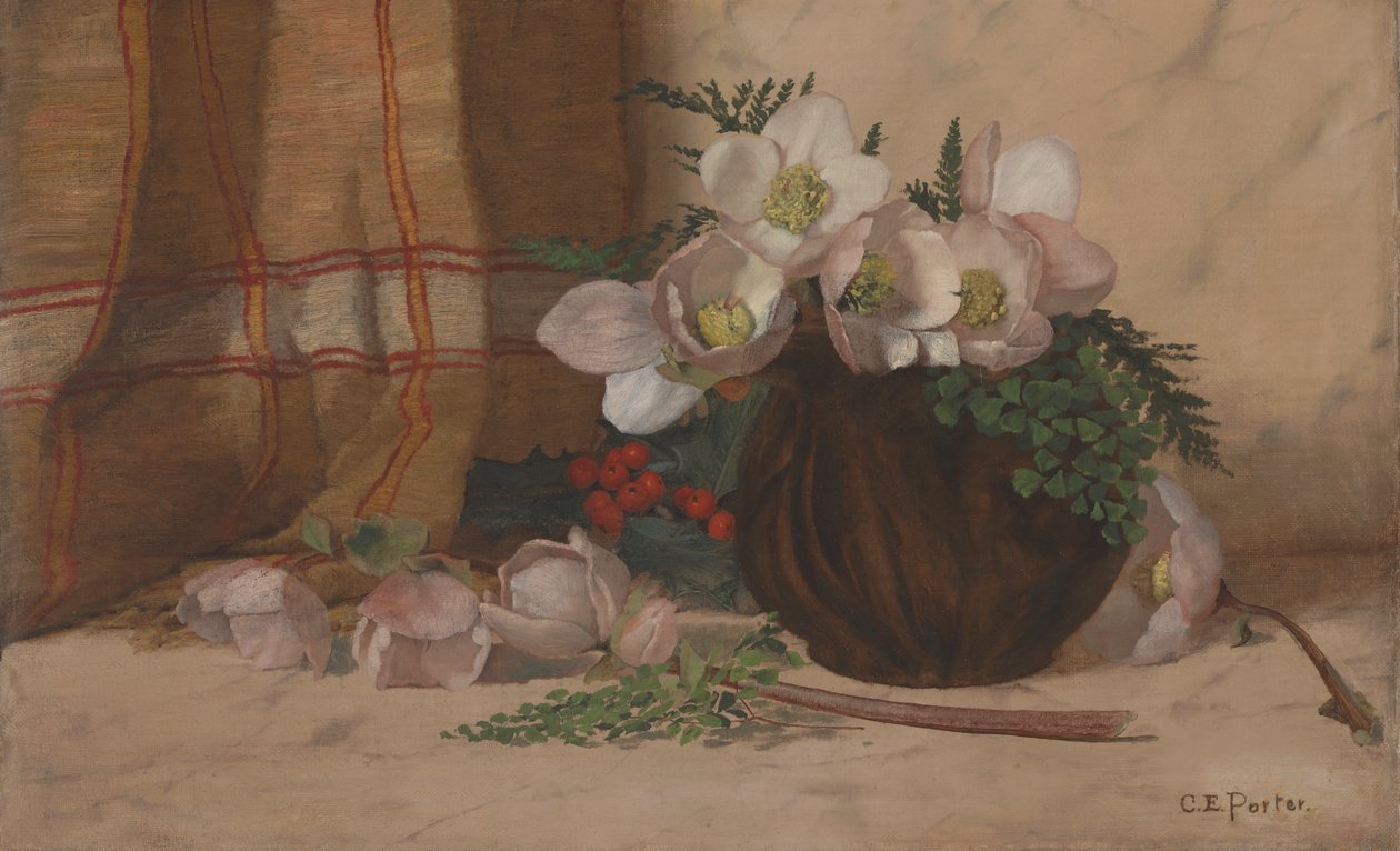 Zátiší s růžemi, ca. 1885-87. od Charles Ethan Porter