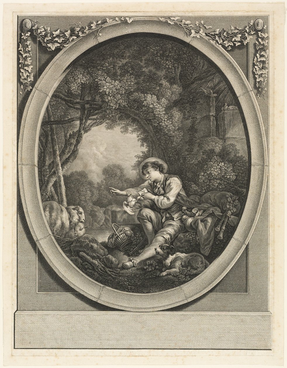 Kurýr přijíždí od Charles Etienne Gaucher