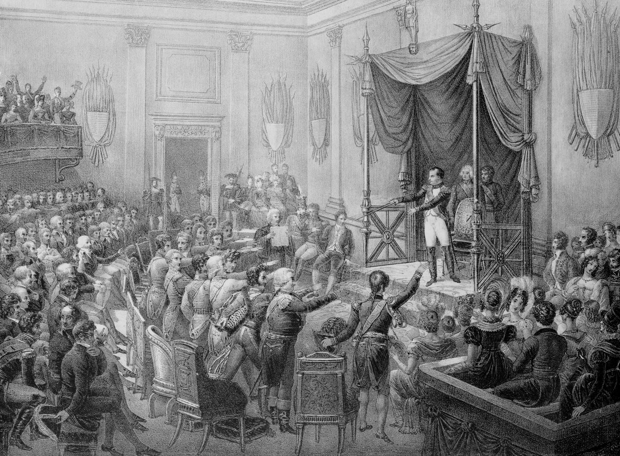 Vznik Rýnského spolku, 1806 od Charles Etienne Pierre Motte