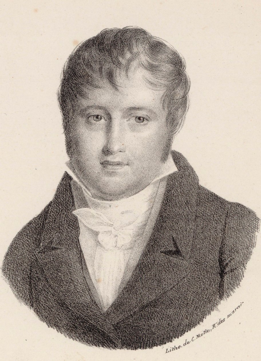 Portrét skladatele Nicolò Isouarda 1775-1818. od Charles Etienne Pierre Motte