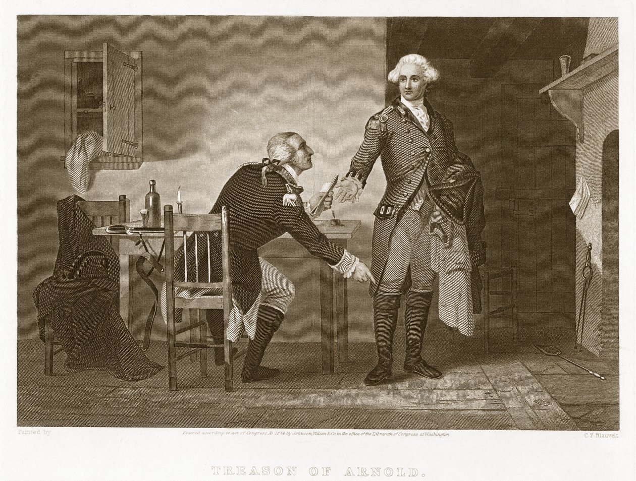Arnoldova zrada, pub. 1874 od Charles F. Blauvelt