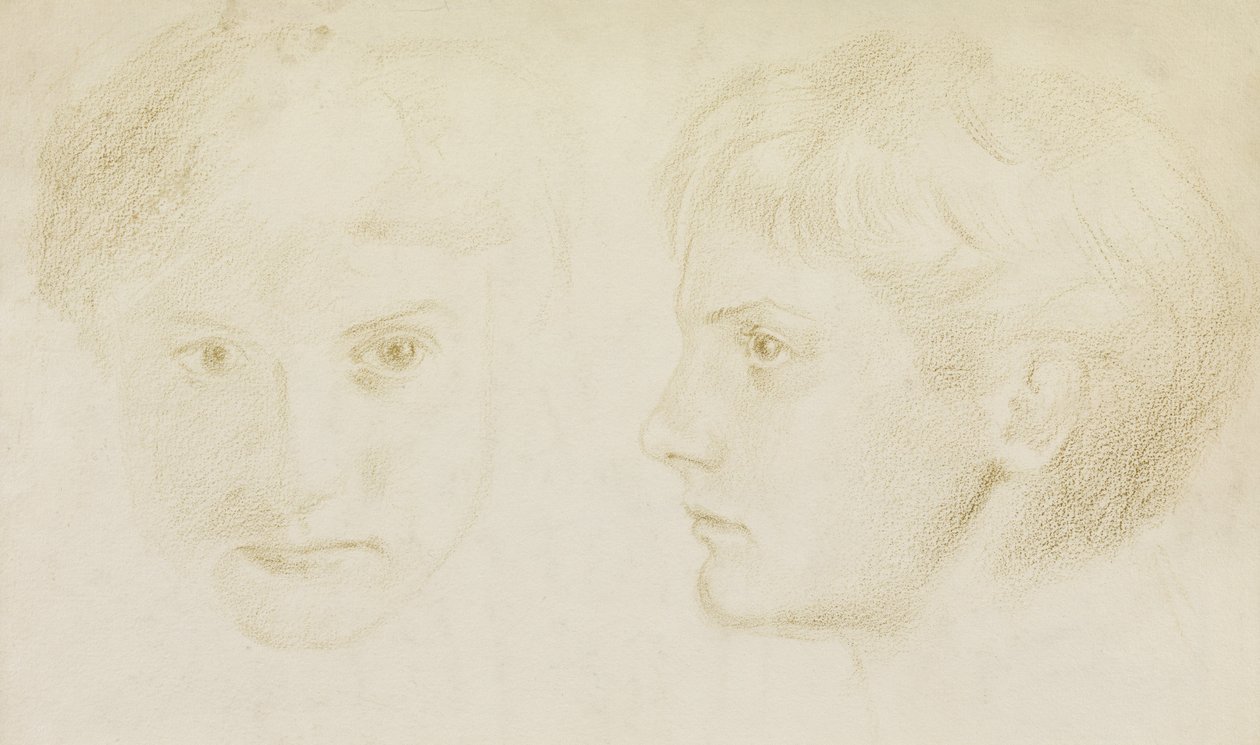 Edward Robert Hughes, 16 let, 1867 (křída na papíře) od Charles Fairfax Murray