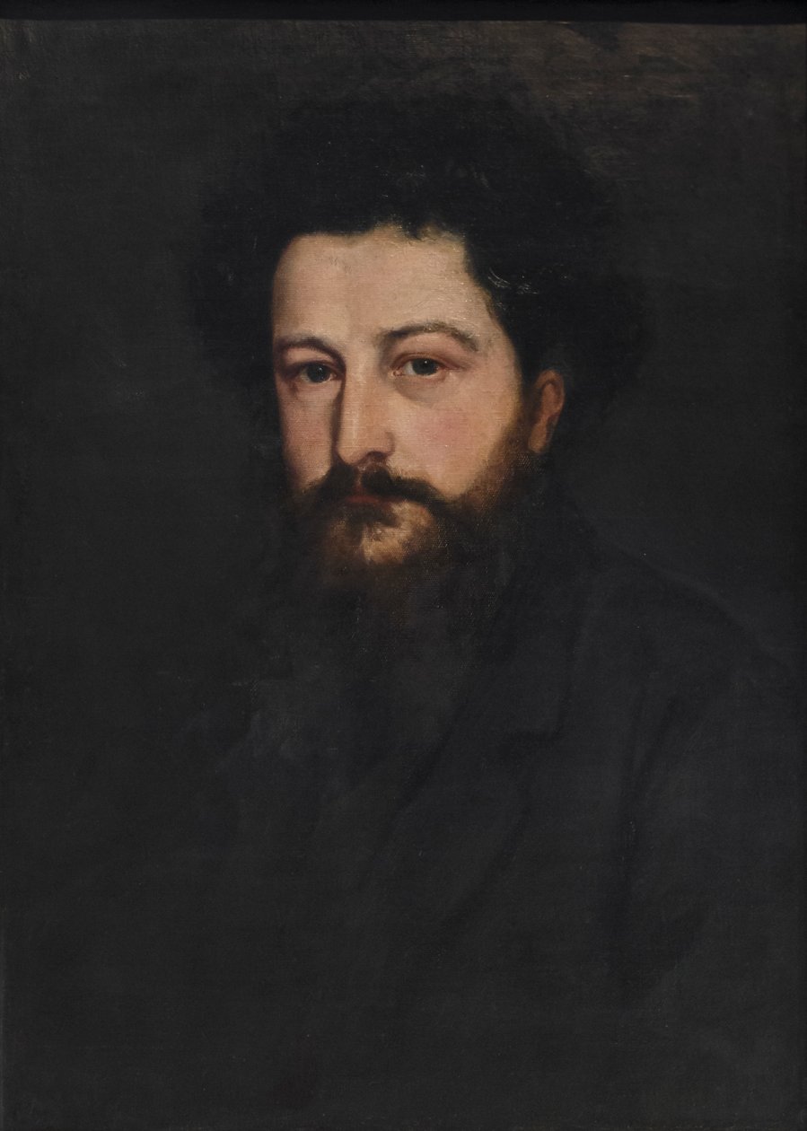 Portrét Williama Morrise po třicítce, Charles Fairfax Murray od Charles Fairfax Murray