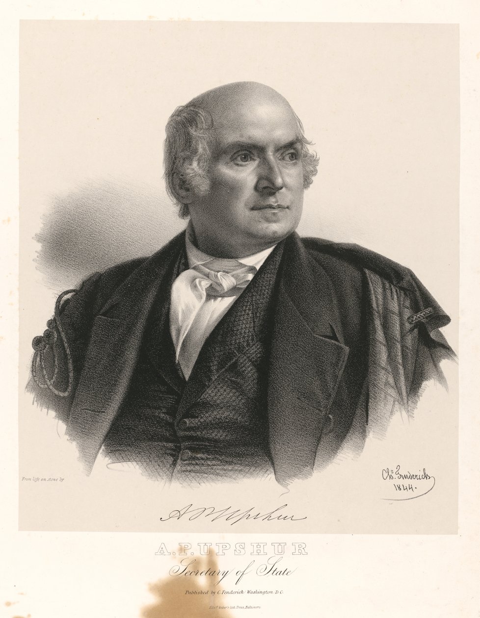 Abel Parker Upshur od Charles Fenderich