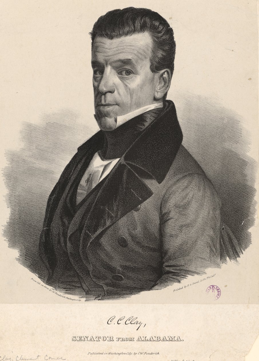 Clement Comer Clay od Charles Fenderich