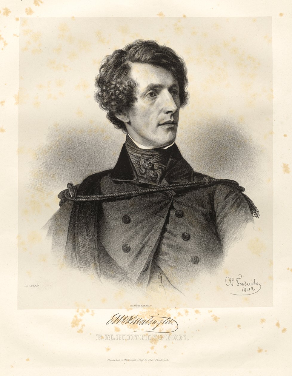 Elisha Mills Huntington od Charles Fenderich