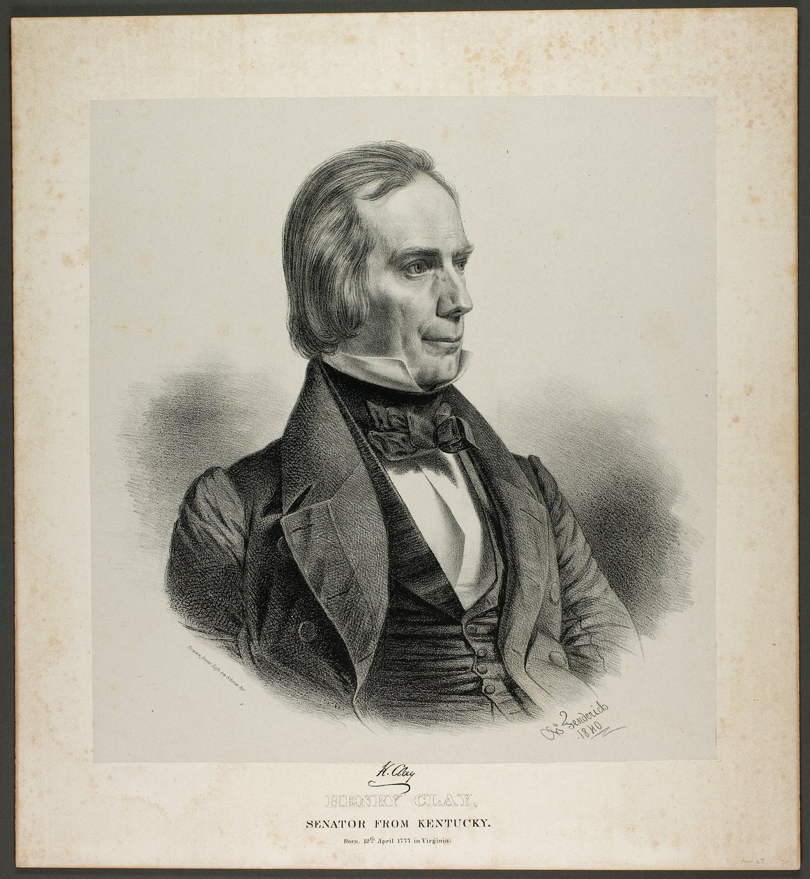Henry Clay, senátor z Kentucky od Charles Fenderich