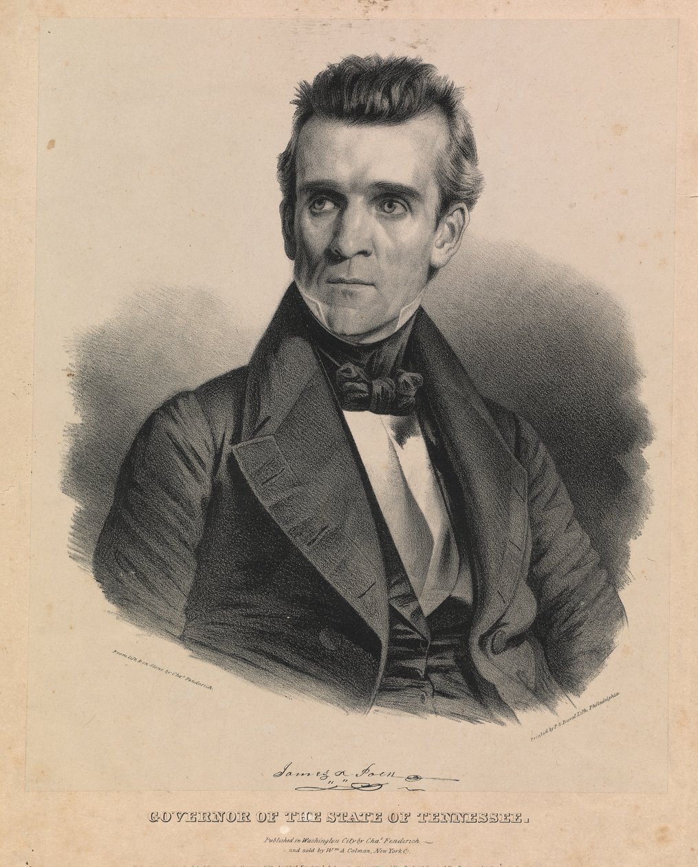 James K. Polk od Charles Fenderich