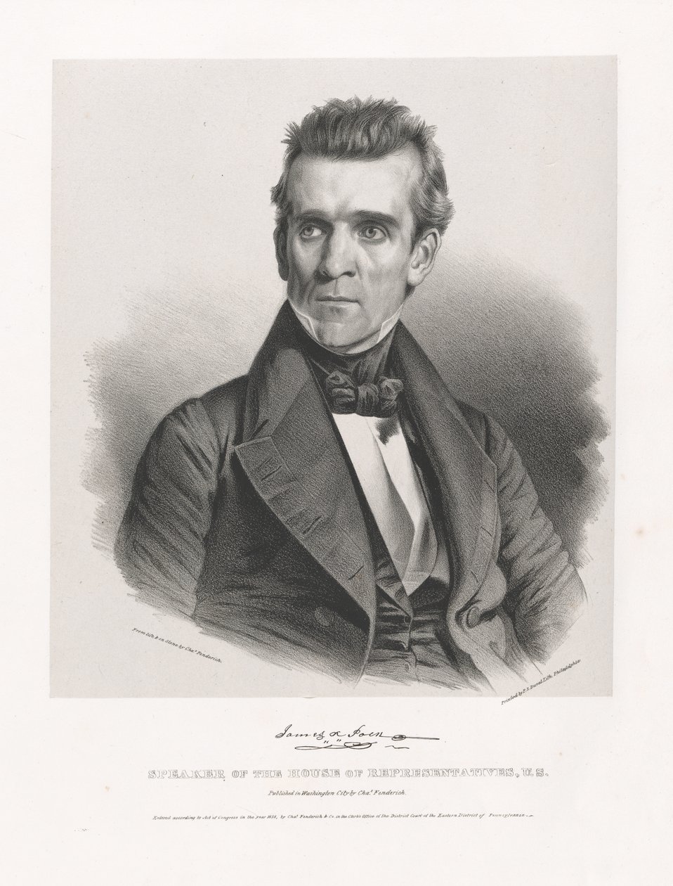 James K. Polk od Charles Fenderich