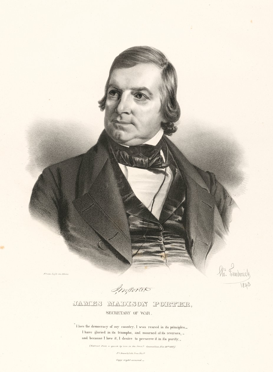 James Madison Porter od Charles Fenderich