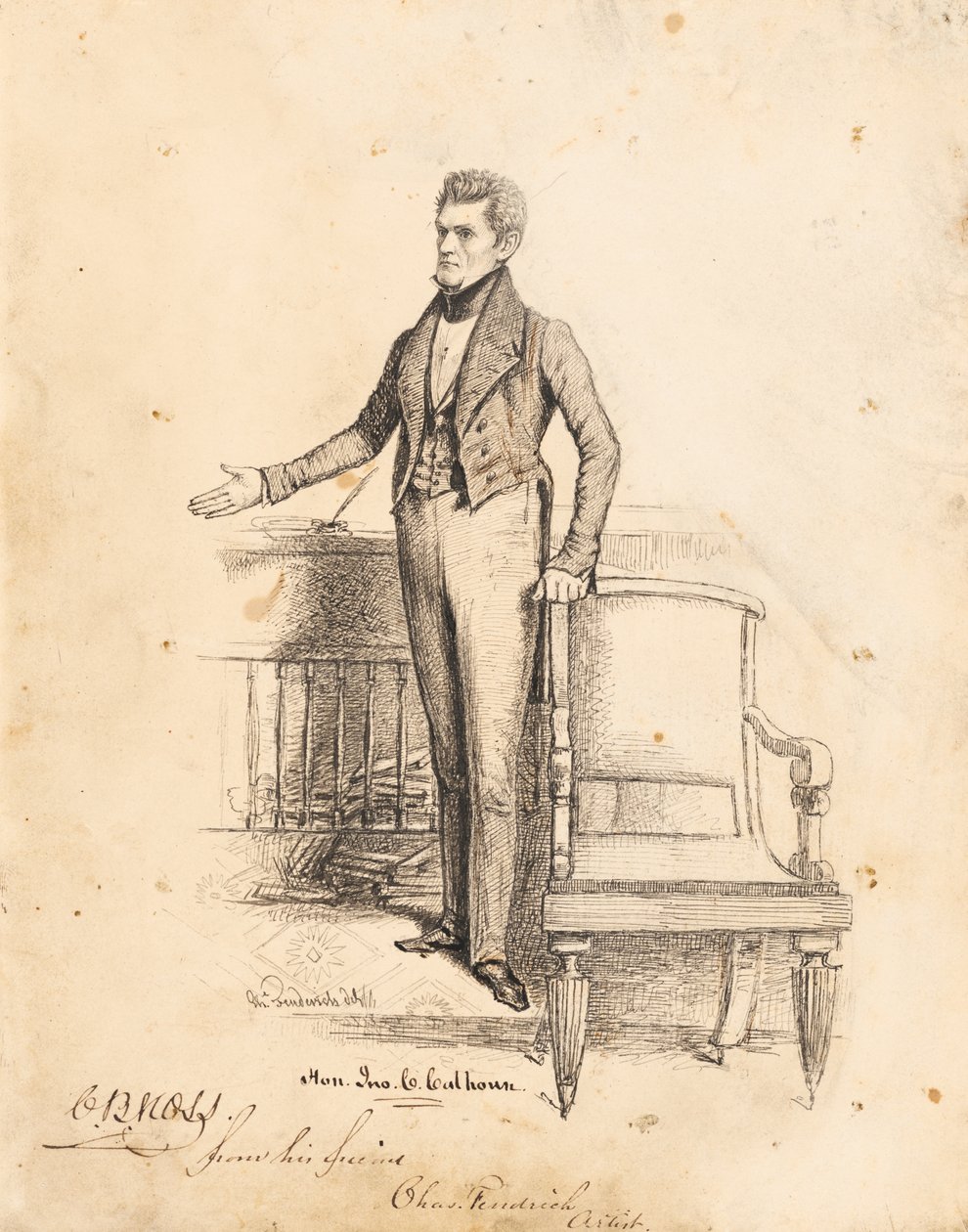 John C. Calhoun od Charles Fenderich