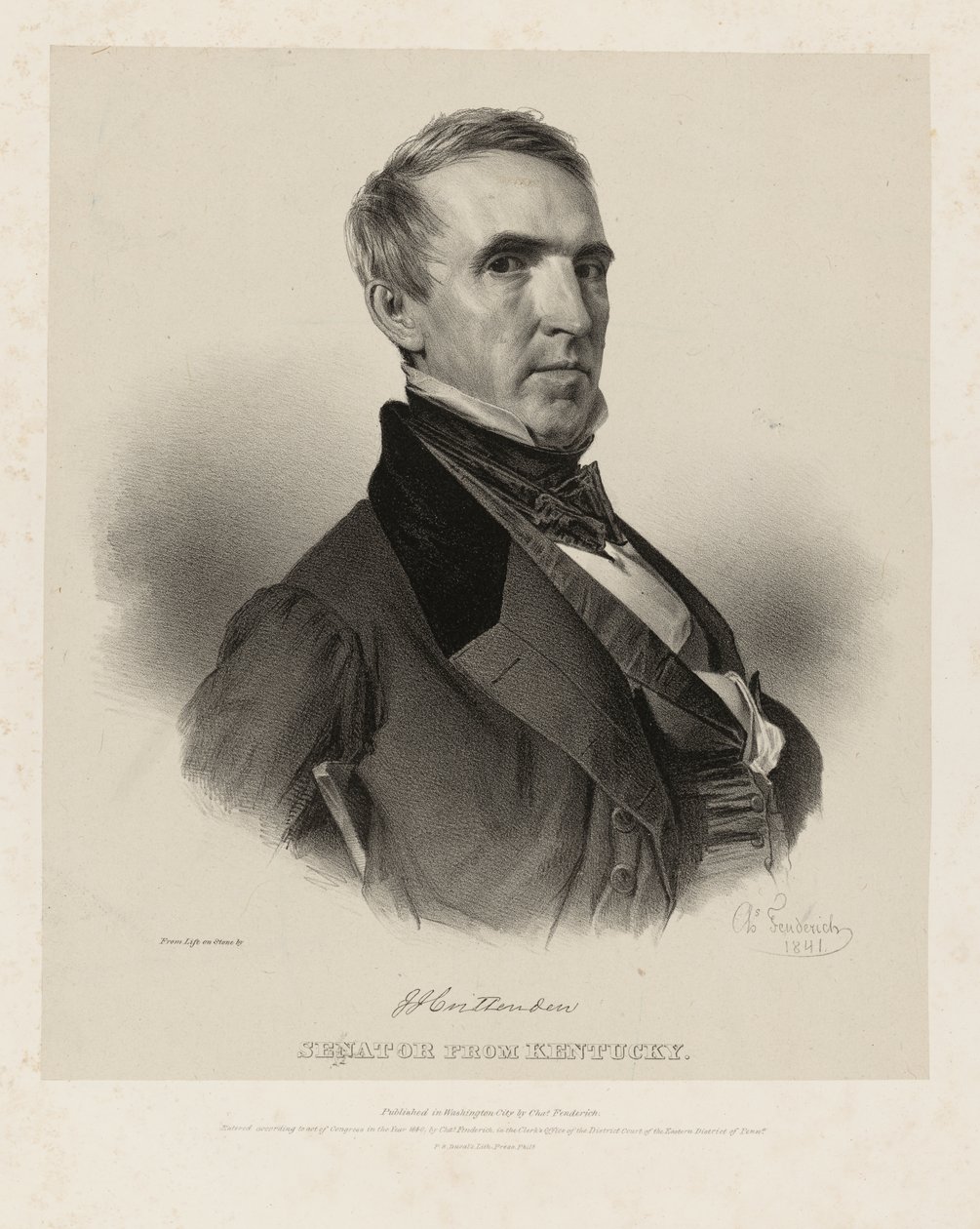John Jordan Crittenden od Charles Fenderich