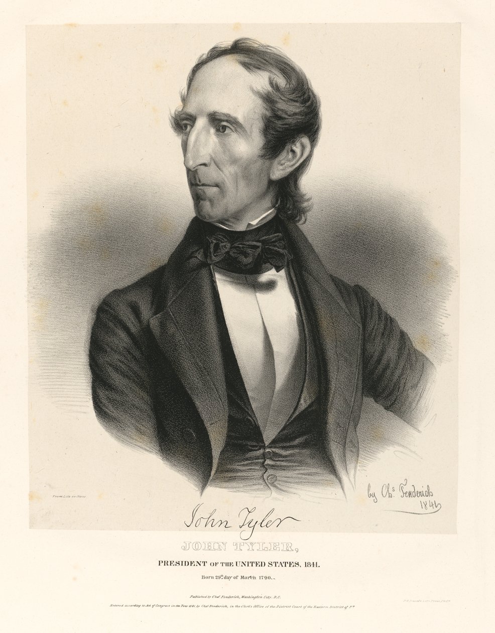 John Tyler od Charles Fenderich