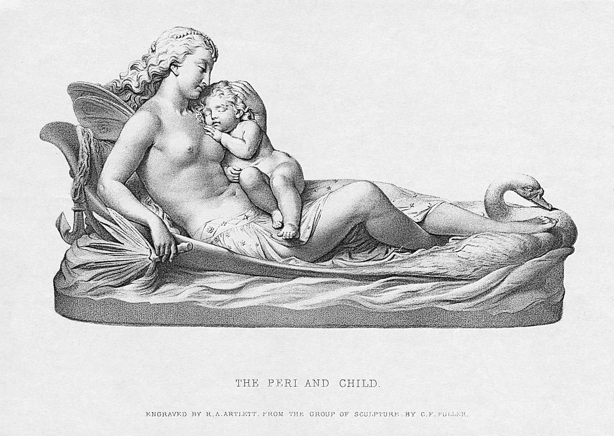 The Peri and Child, c.1871, vyryl R.A. Artlett od Charles Francis Fuller