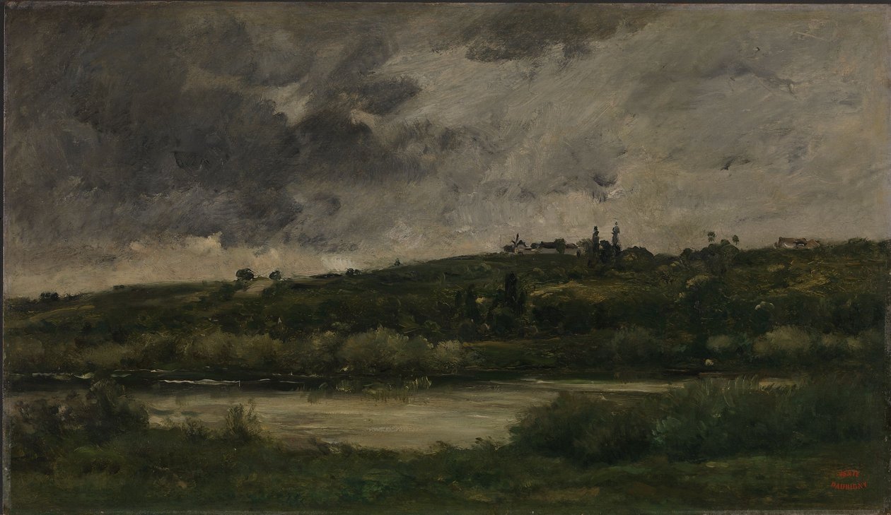 Říční krajina od Charles Francois Daubigny