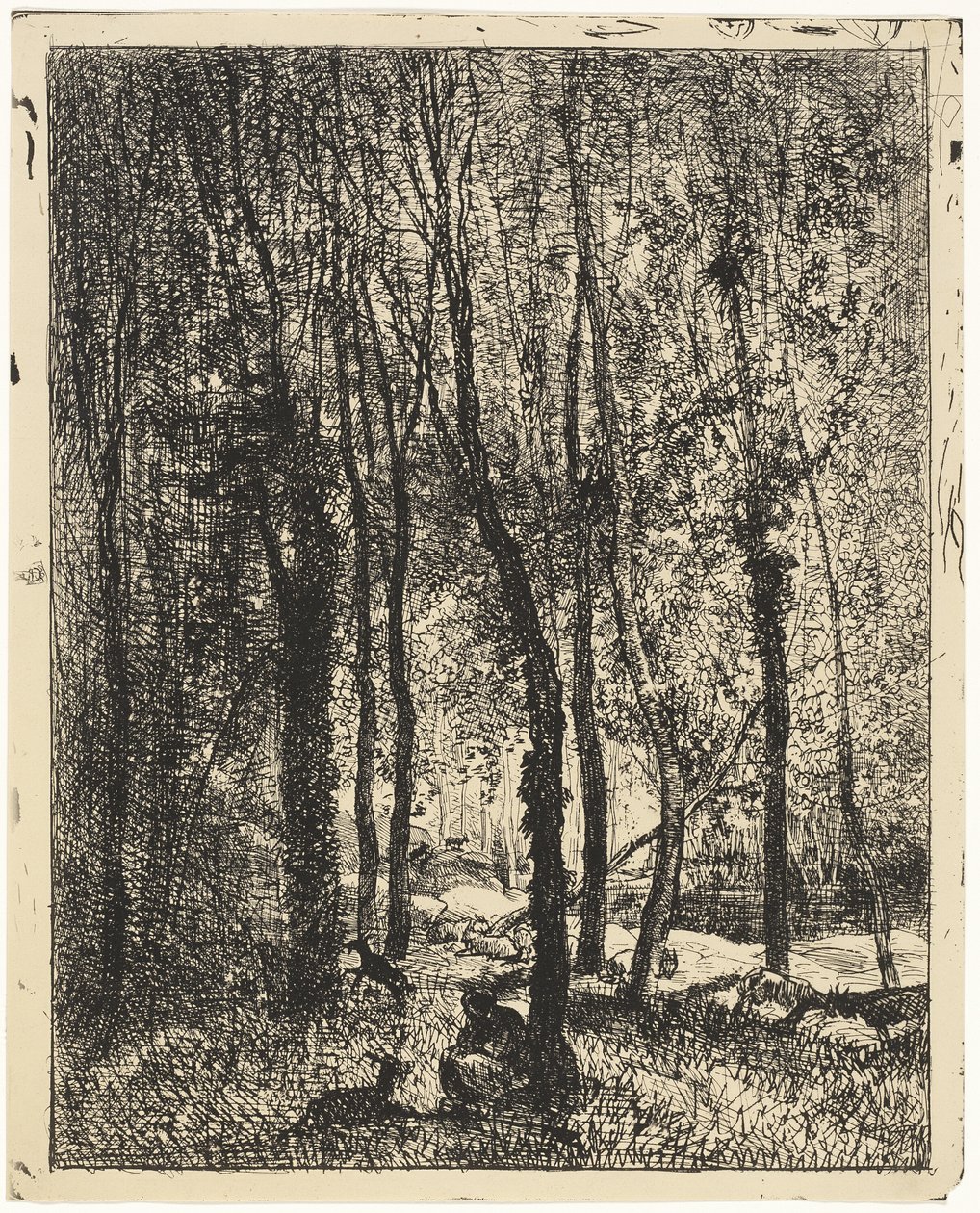 Pasák koz od Charles Francois Daubigny