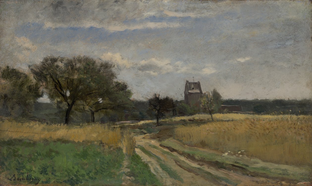 Krajina podél venkovské silnice, c.1878 od Charles Francois Daubigny