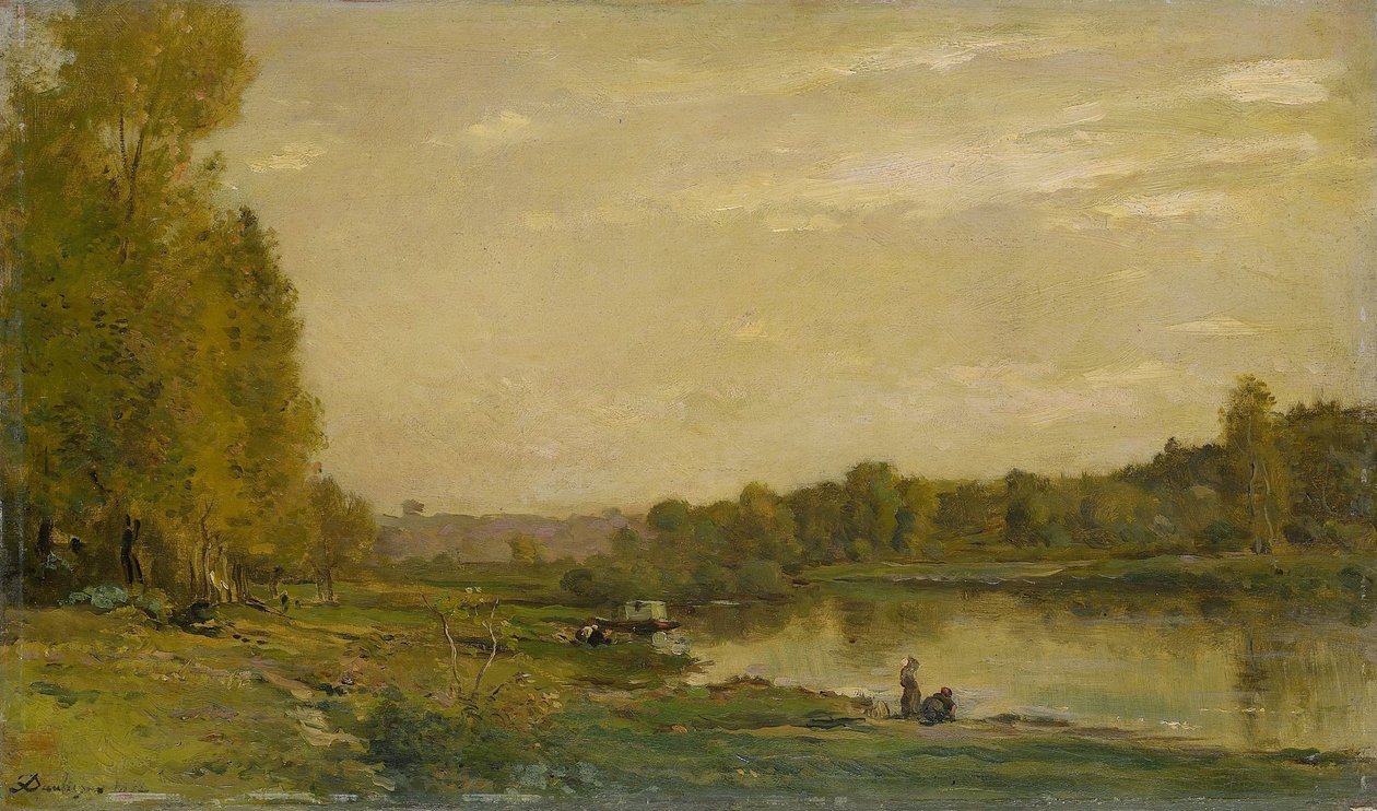Krajina na Oise od Charles Francois Daubigny