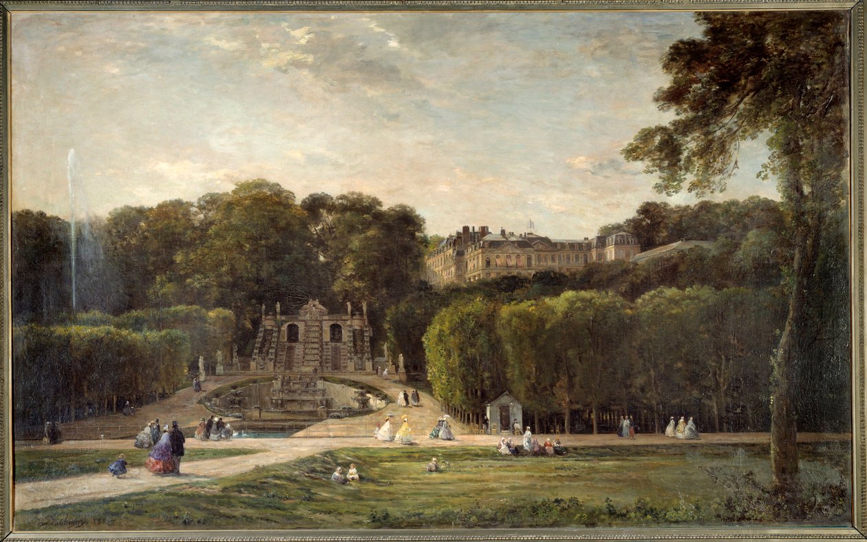 Saint Cloud Park Malba od Charlese Francoise Daubignyho (1817-1878) 1865 Ne. 1,24 x 2,01 m. Chalons sur Marne, městské muzeum od Charles Francois Daubigny