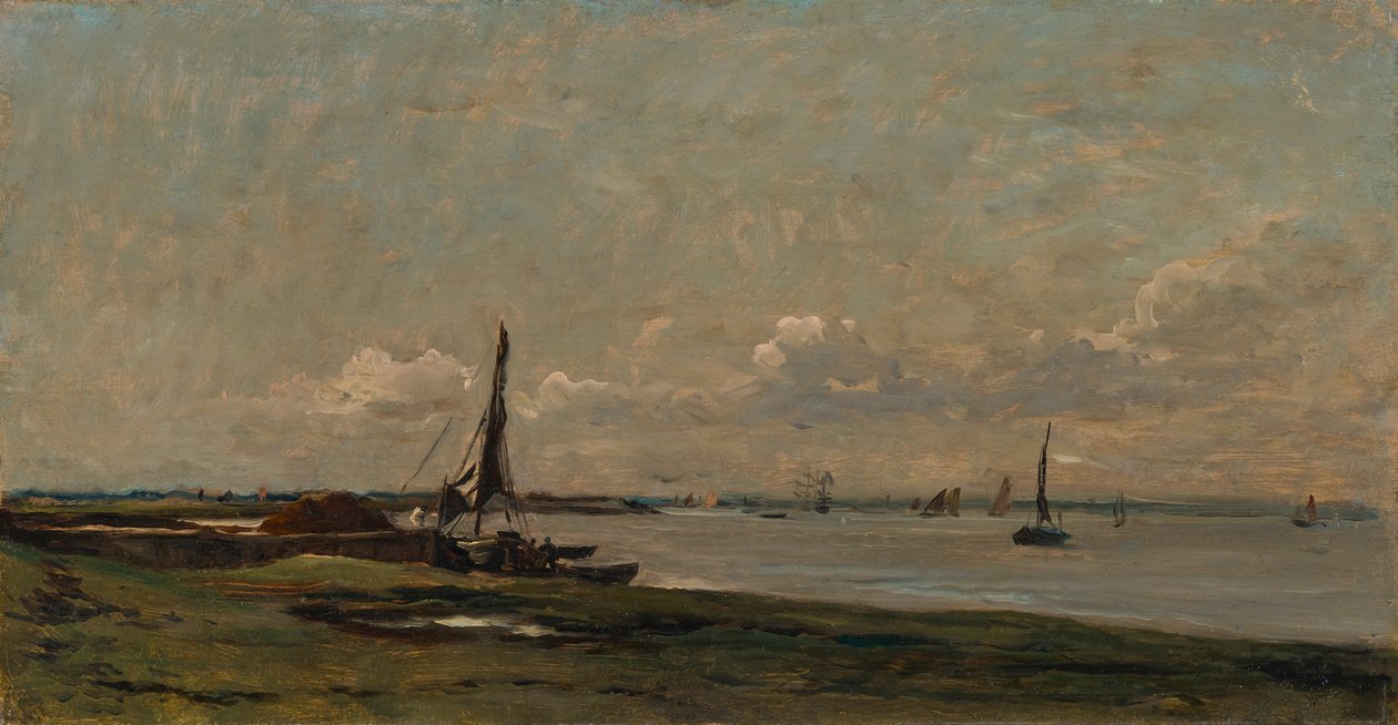 ústí Temže od Charles Francois Daubigny
