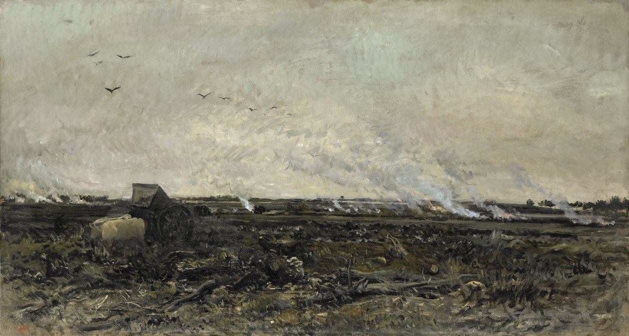 říjen od Charles Francois Daubigny