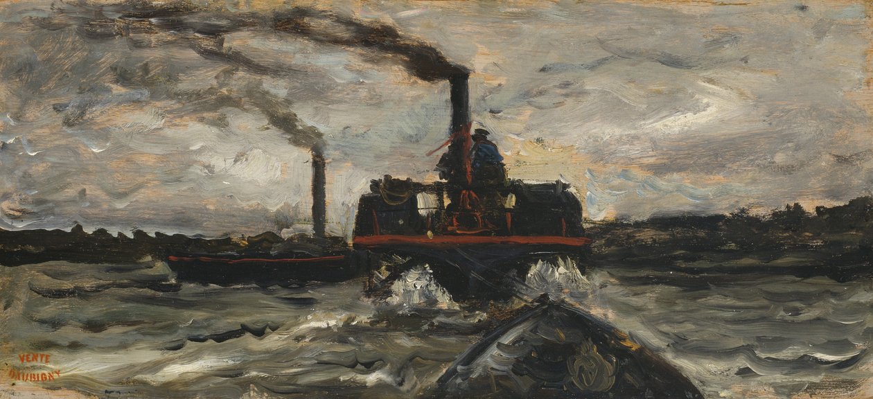 Říční loď, kolem roku 1860 od Charles Francois Daubigny