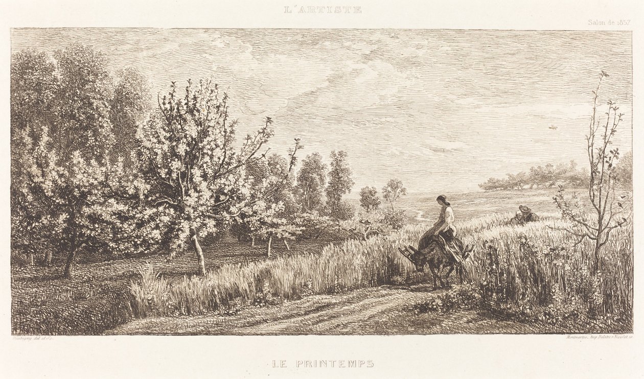 Jaro od Charles Francois Daubigny