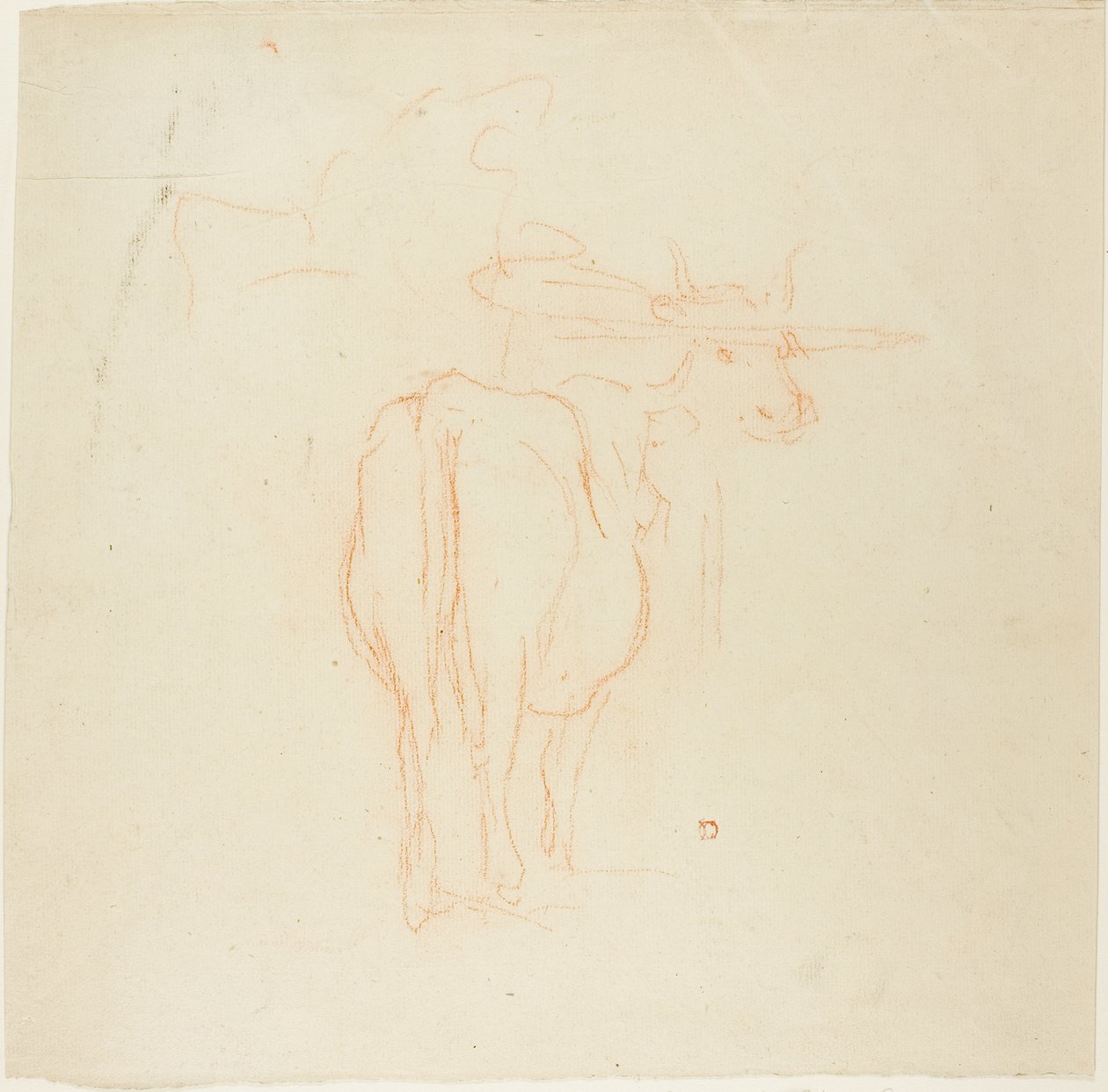Stojící dobytek od Charles Francois Daubigny