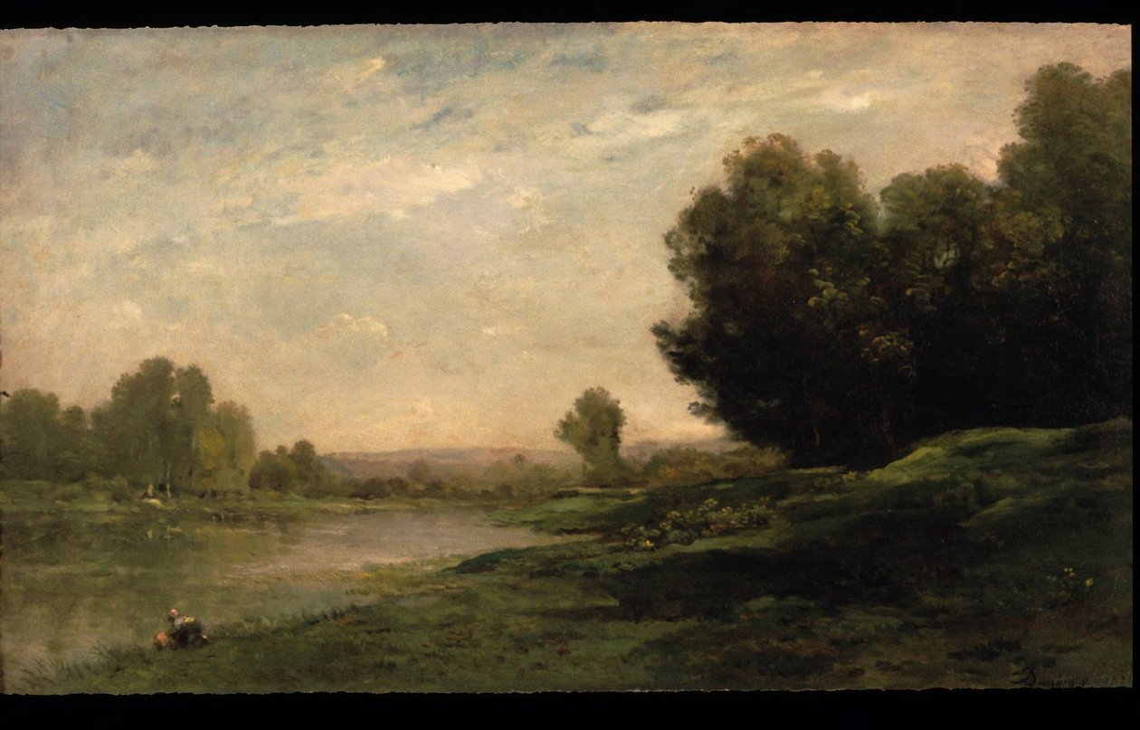 Břehy Oise od Charles Francois Daubigny