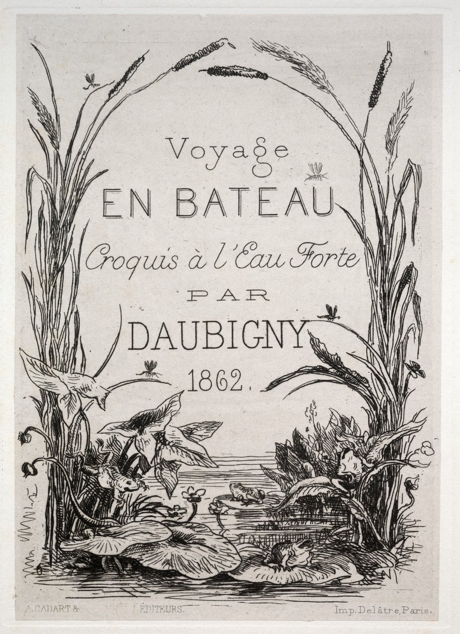 Výlet lodí od Charles Francois Daubigny