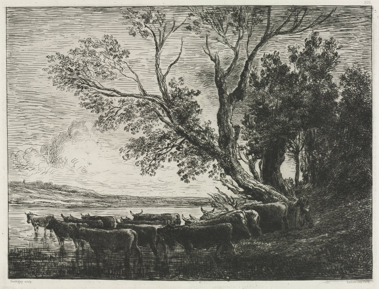 Ford, 1865. od Charles Francois Daubigny