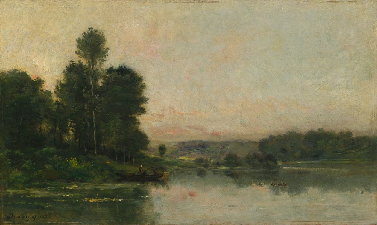 Úbočí Méry-sur-Oise, naproti Auvers od Charles Francois Daubigny