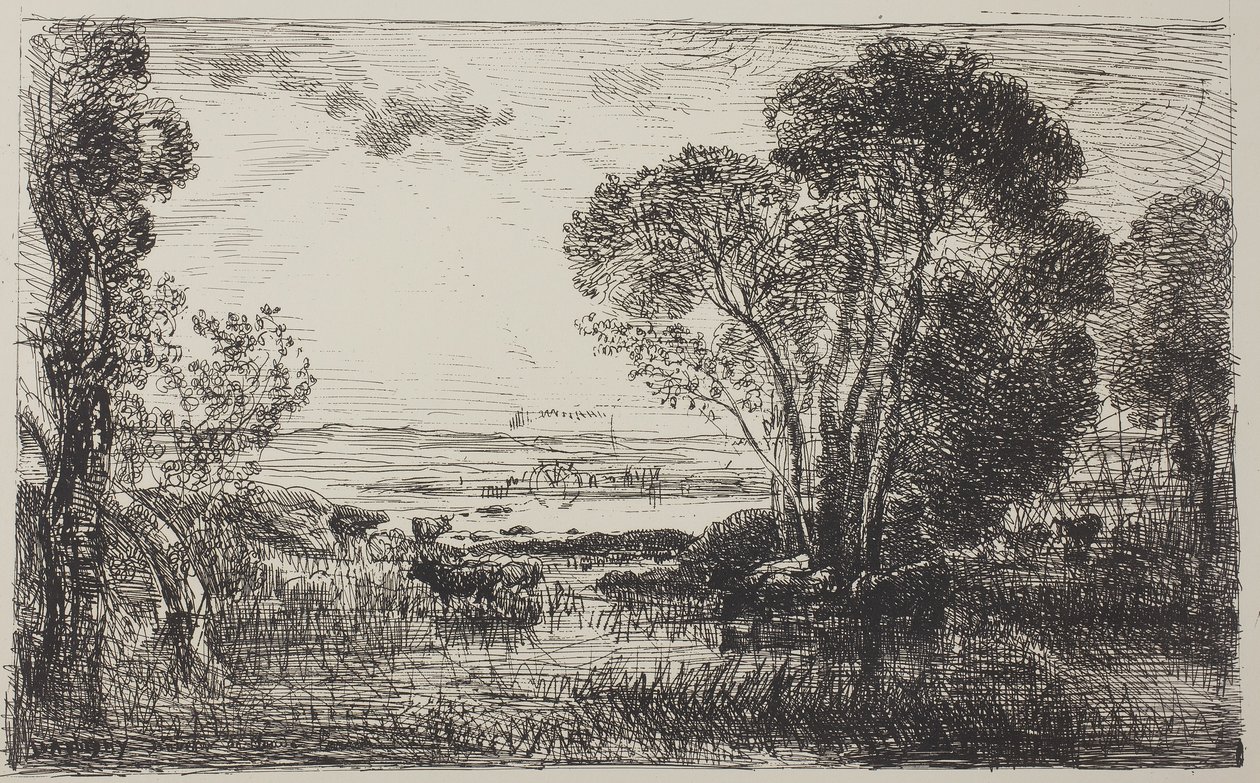 Hydraulický stroj od Charles Francois Daubigny