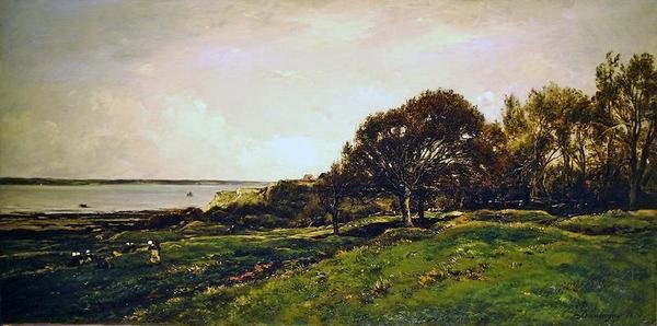 Pre des Graves ve Villerville od Charles Francois Daubigny