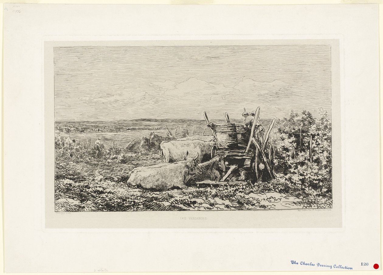 Vintage (Souvenir of the Morvan) od Charles Francois Daubigny