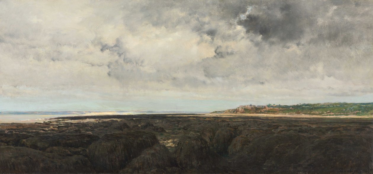 Villerville Viděno z Le Ratier od Charles Francois Daubigny
