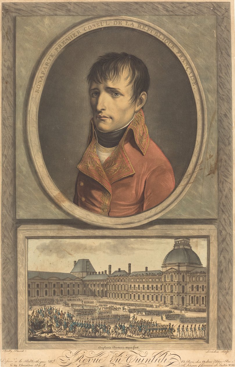 Bonaparte první konzul Francouzské republiky od Charles Francois Gabriel Levachez