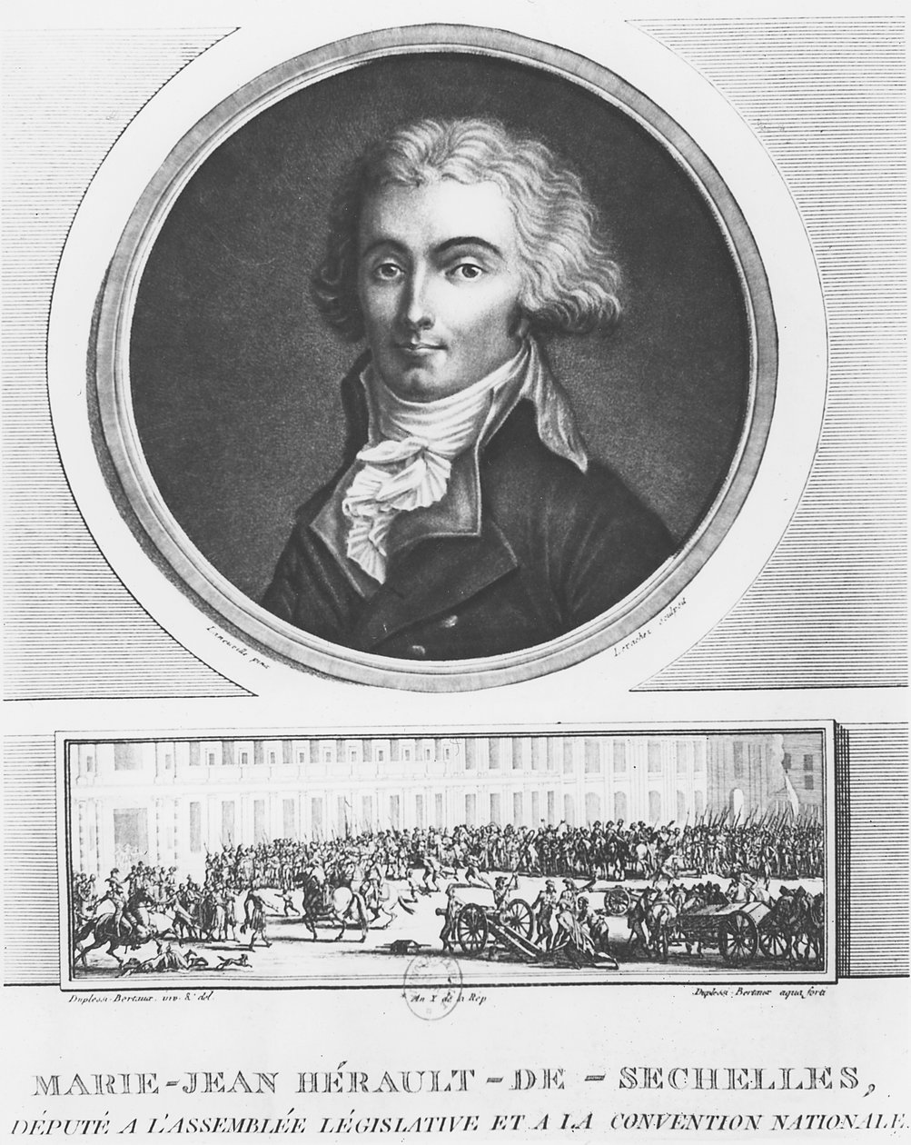 Marie-Jean Hérault de Séchelles od Charles Francois Gabriel Levachez