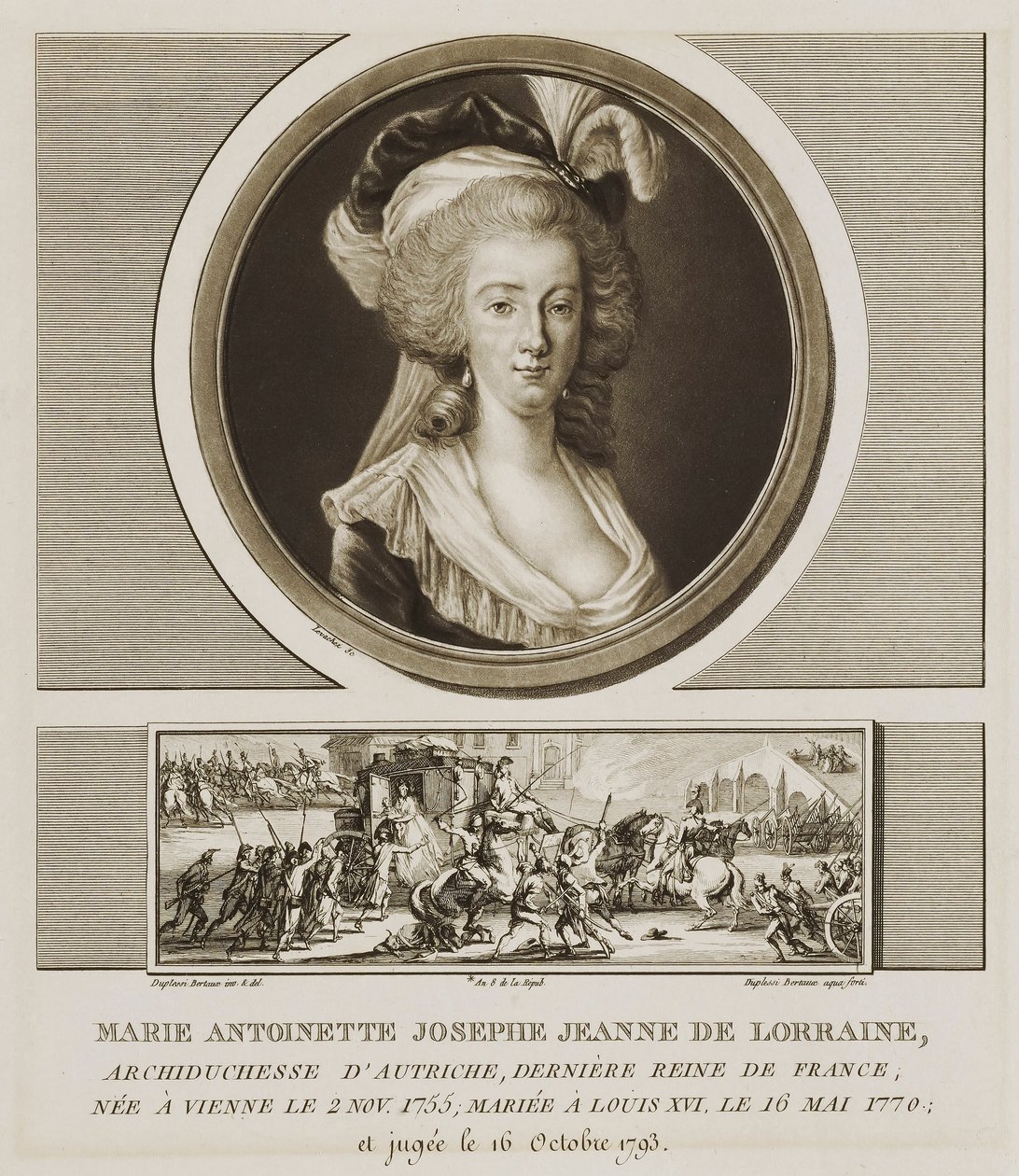 Marie Antoinetta Josephe Jean de Lorraine od Charles Francois Gabriel Levachez