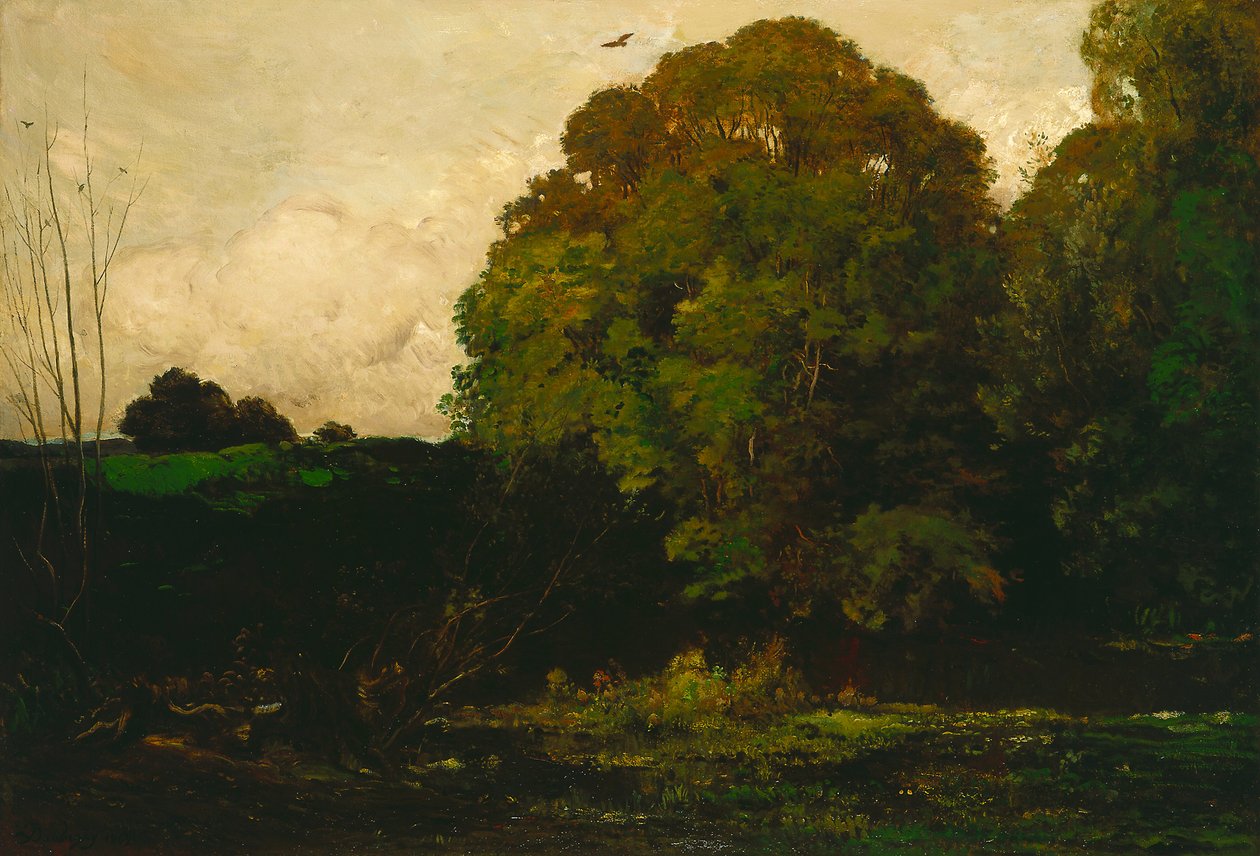 Rybník v Morvanu od Charles Francois Daubigny