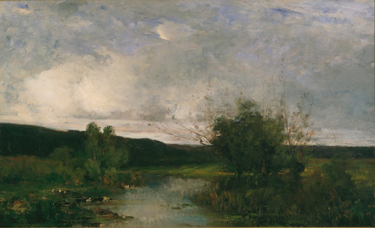 Francouzsky: Après la pluie od Charles Francois Daubigny