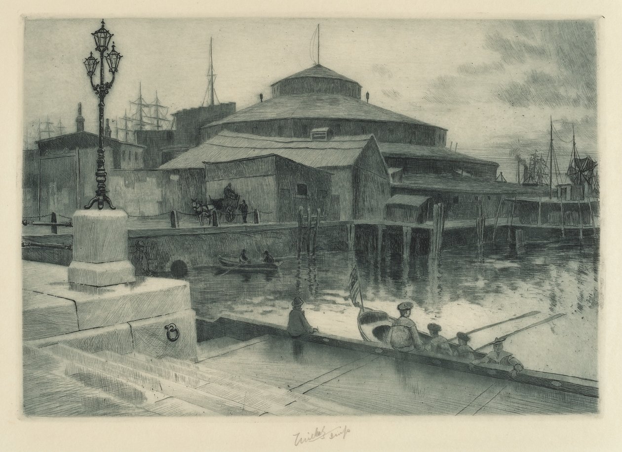 Zámecká zahrada. od Charles Frederick William Mielatz