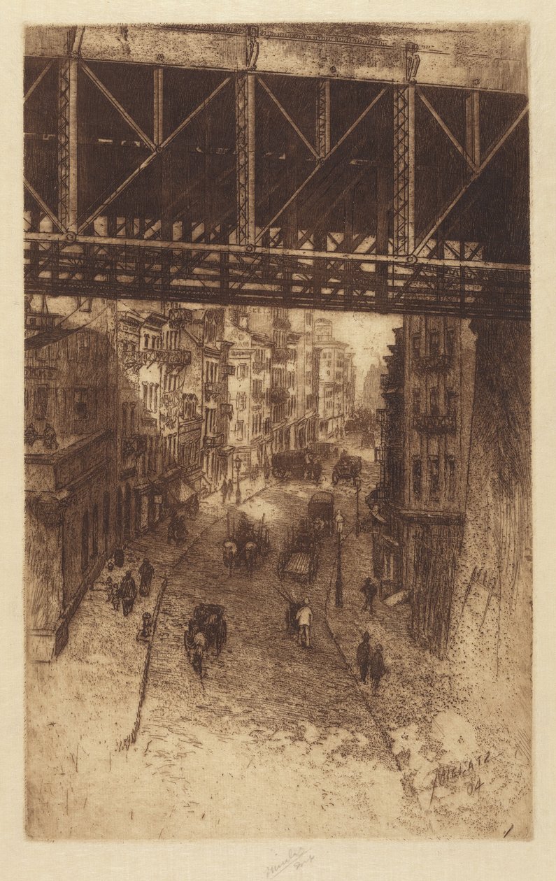 Cherry Street, NY, 1904. od Charles Frederick William Mielatz