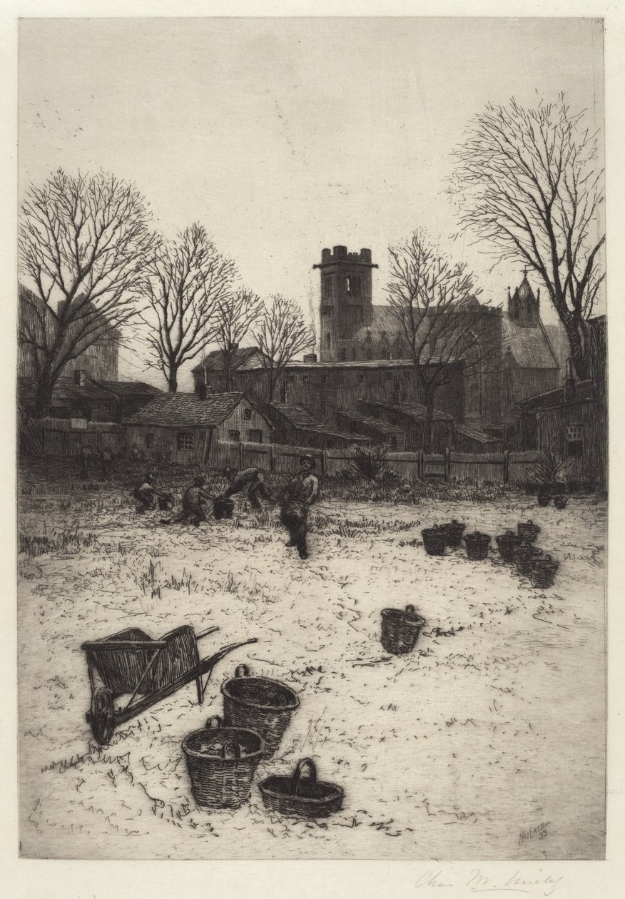 Bez názvu (Zahradní scéna) od Charles Frederick William Mielatz