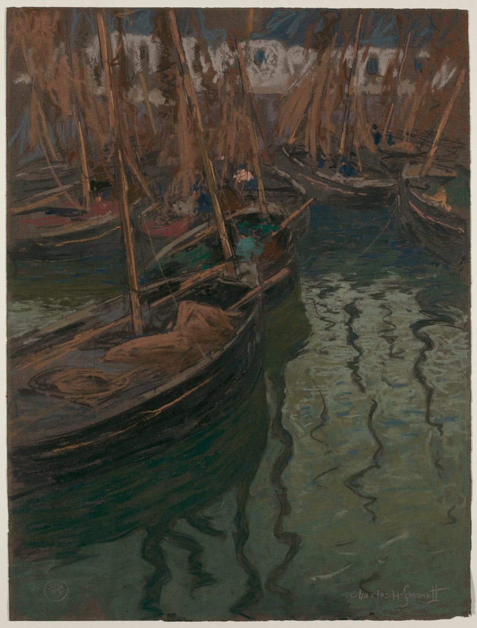 Harmony v doku - Rybářské čluny od Charles Fromuth