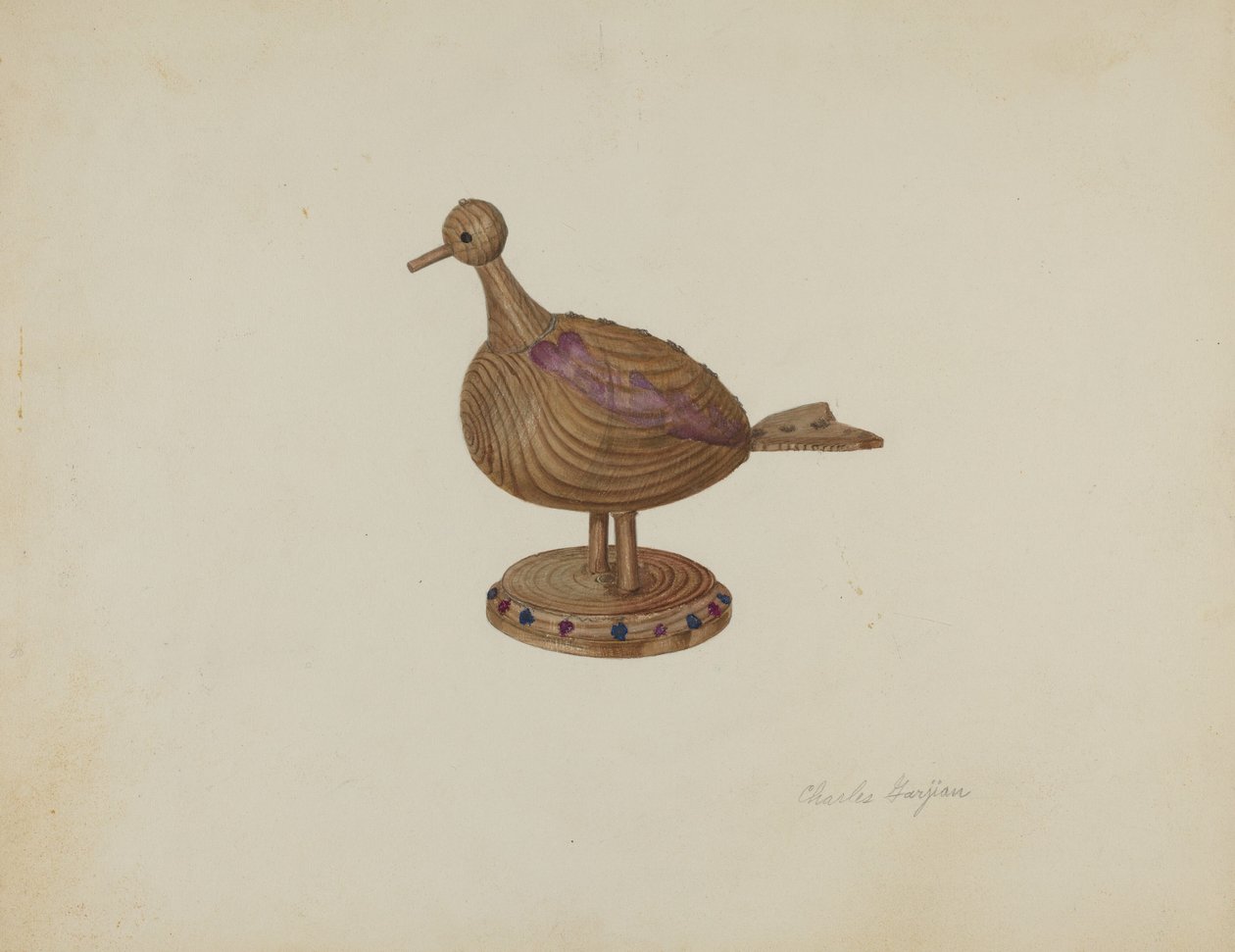 Pa. Německý toy Bird od Charles Garjian