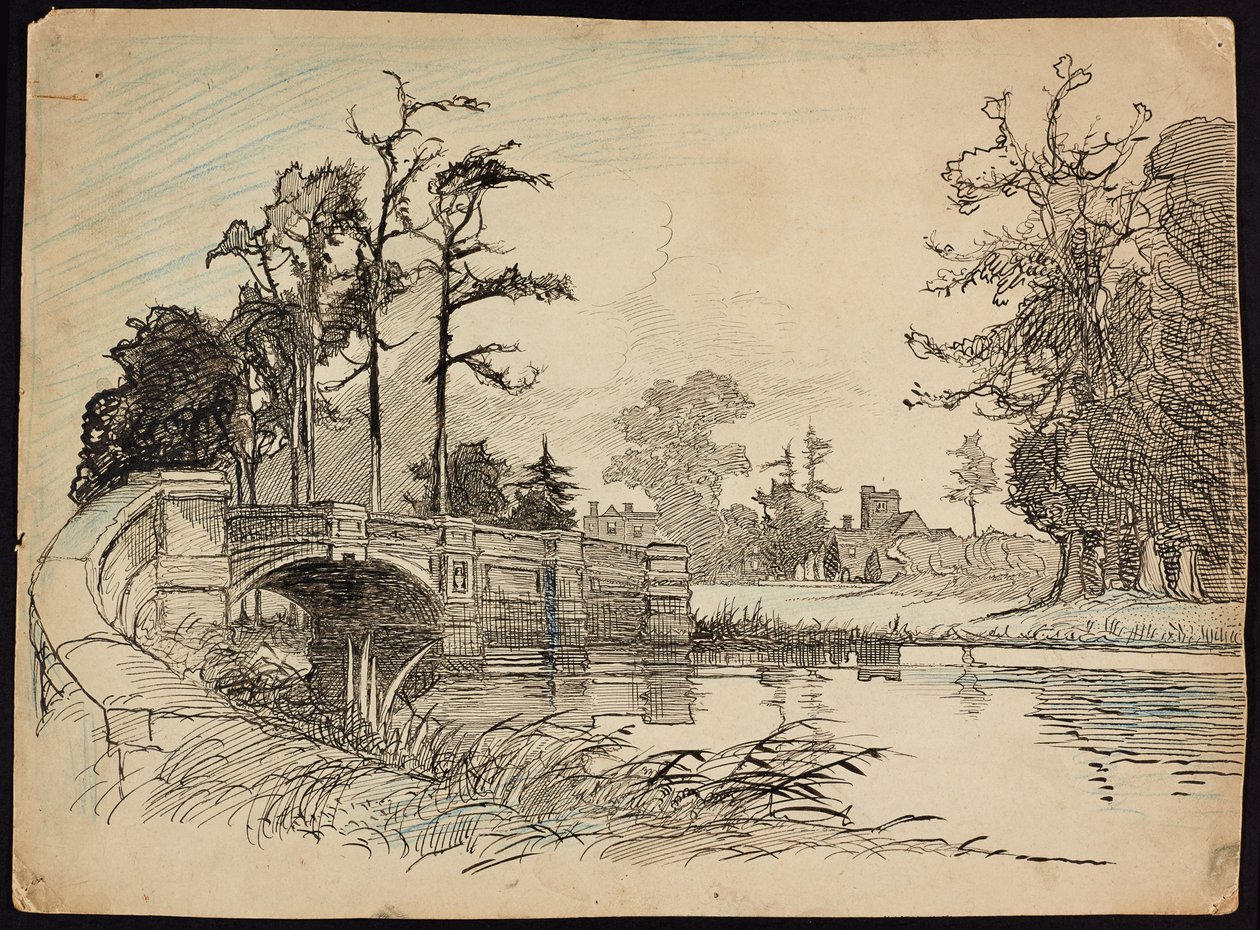 Cranford Park Bridge, Hillingdon, Velký Londýn od Charles George Harper