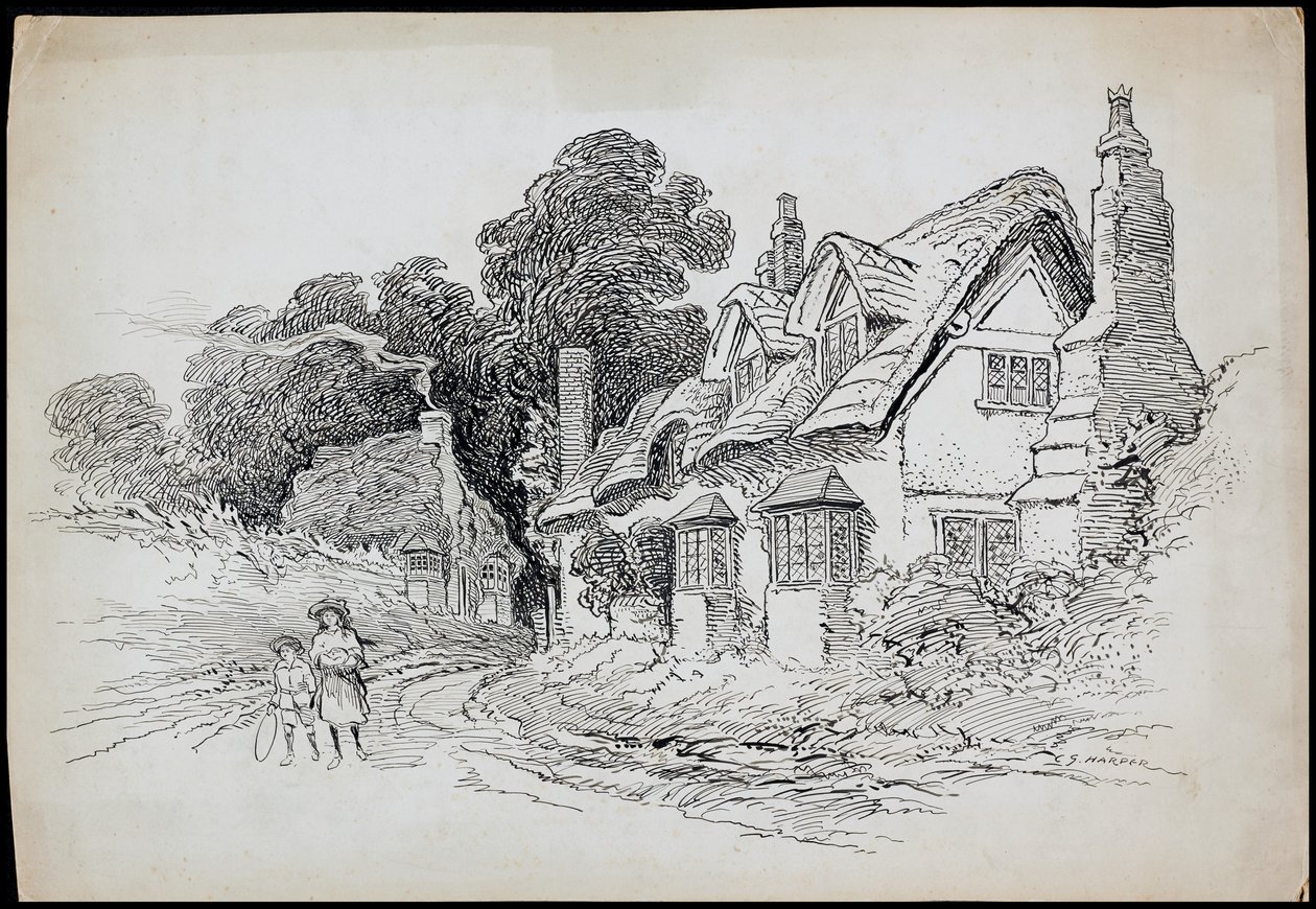 Welford-on-Avon, Warwickshire, 1892-1933 od Charles George Harper